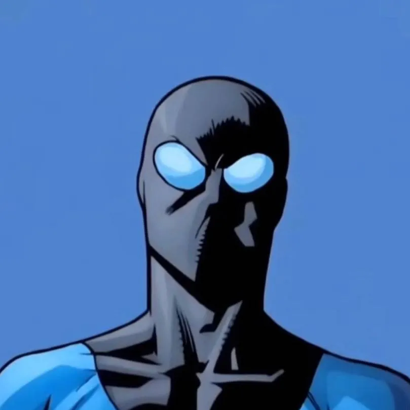 chat with ai character: full mask mark