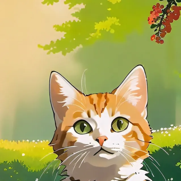 chat with ai character: Cute cat 