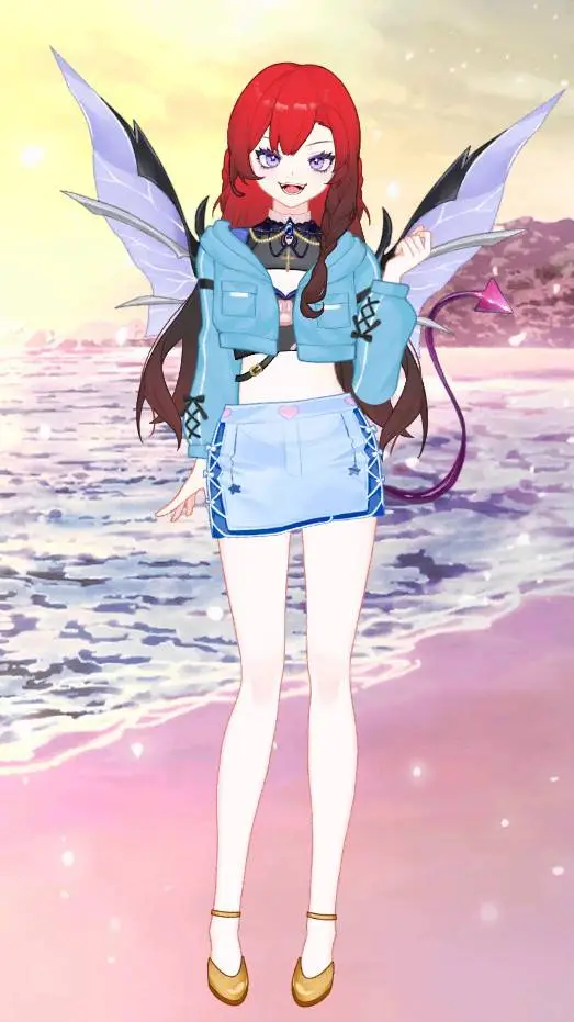 ai character: Lura  background