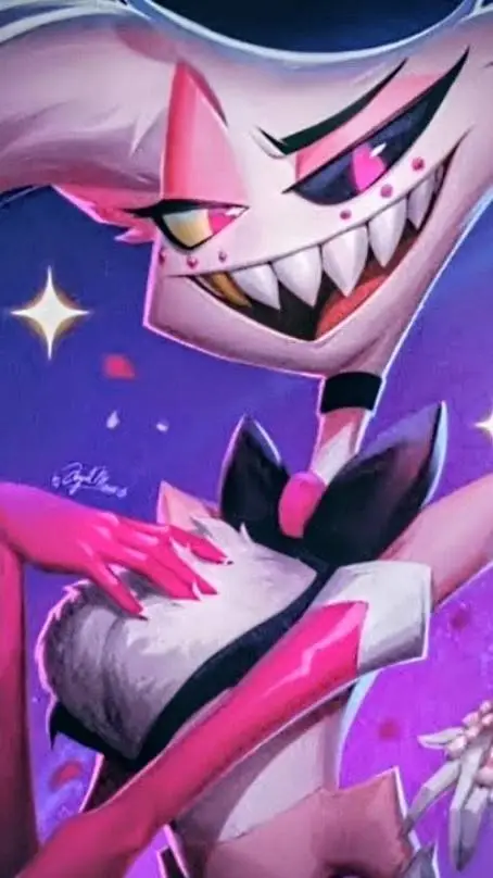 ai character: Angel dust  background