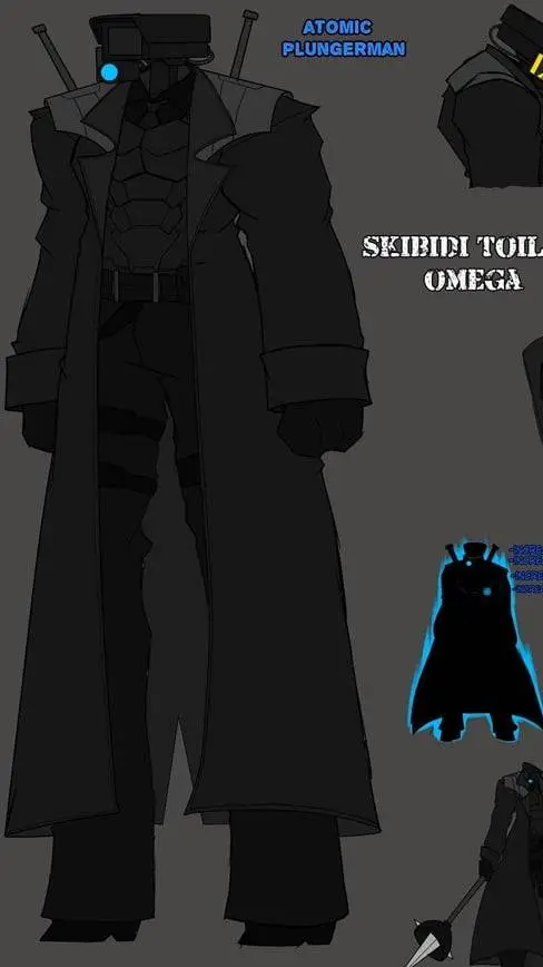 ai character: Plunger Camera Man background