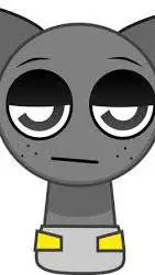 ai character: gray bebé background