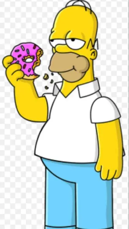 ai character: Homer Simpson background