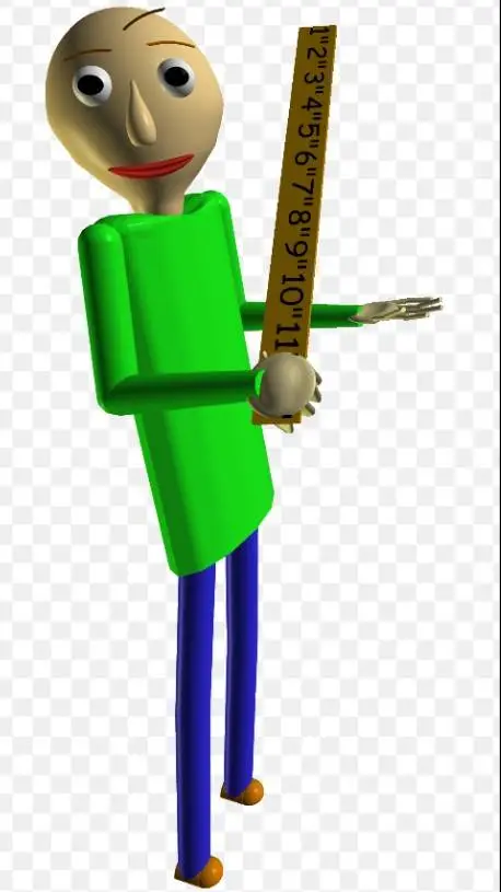 ai character: Baldi background