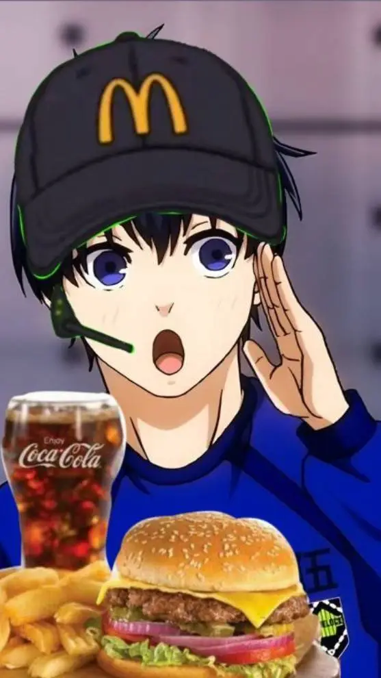 ai character: macdo lock 🥲💀⚽ background