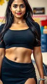 ai character: miss belly  background