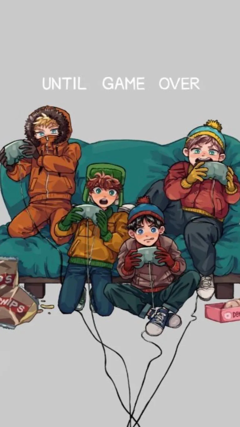 ai character: South parkk  background