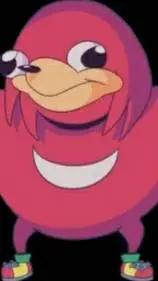 ai character: Ugandan Knuckles background