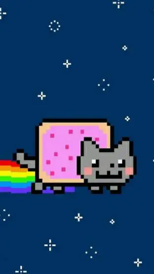 ai character: Nyan Cat background