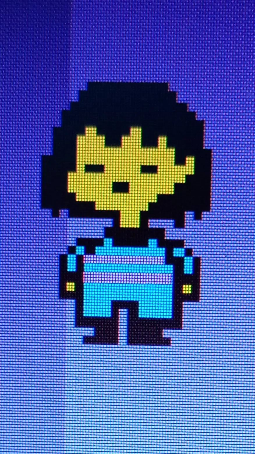 ai character: FRISK (REALY) background