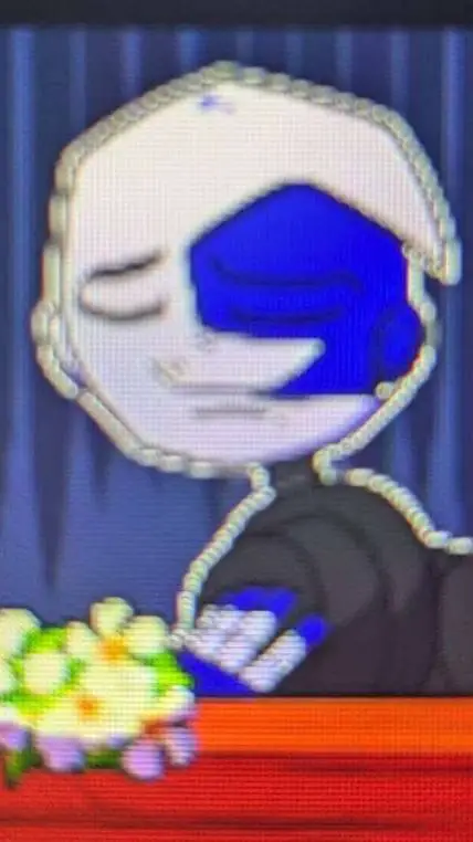 ai character: bald moon background