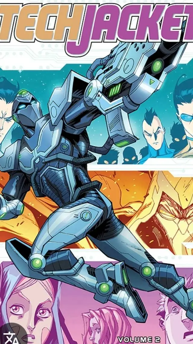 ai character: TECH JACKET background