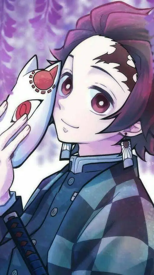 ai character: tanjiro  background