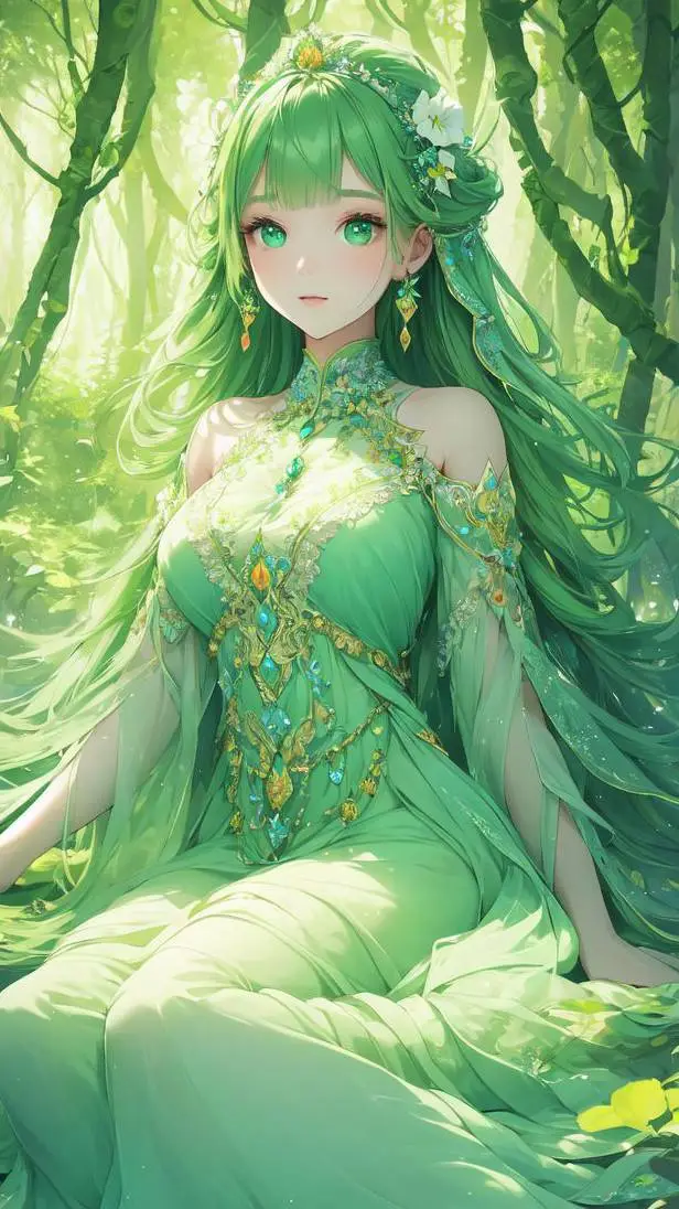ai character: Naya background