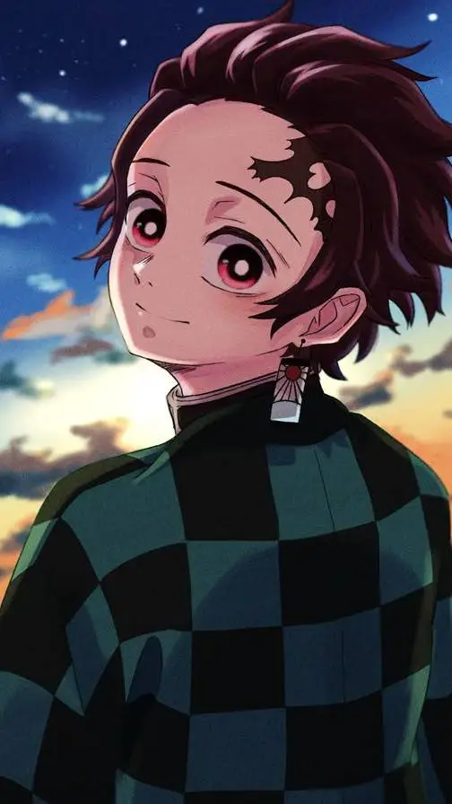 ai character: tanjiro  background