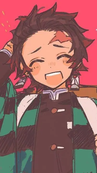 ai character: tanjiro fr background
