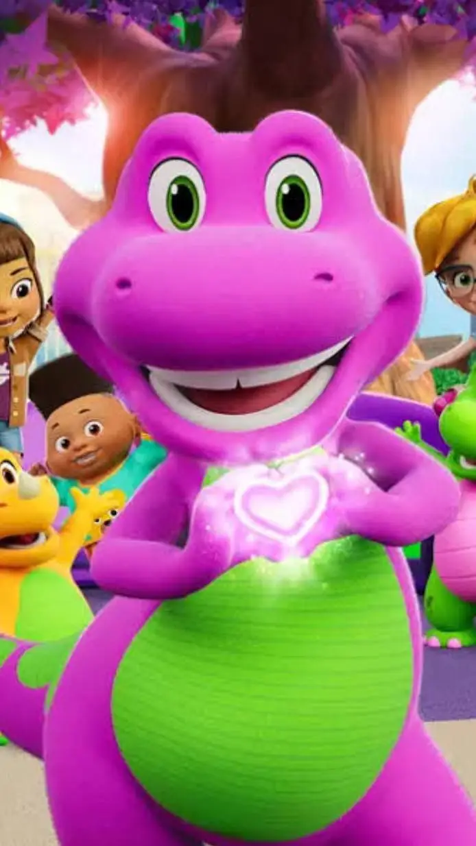 ai character: Barneys sleepover background