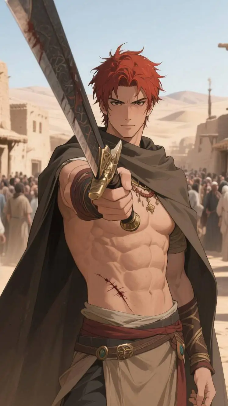 ai character: Kaelen Duskfire background