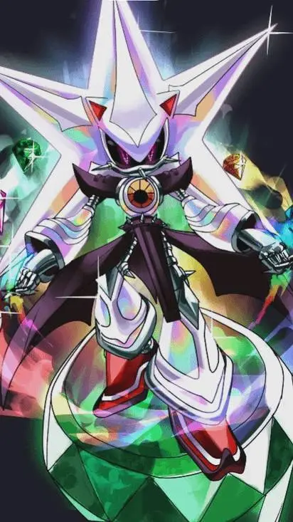 ai character: Neo metal Sonic  background