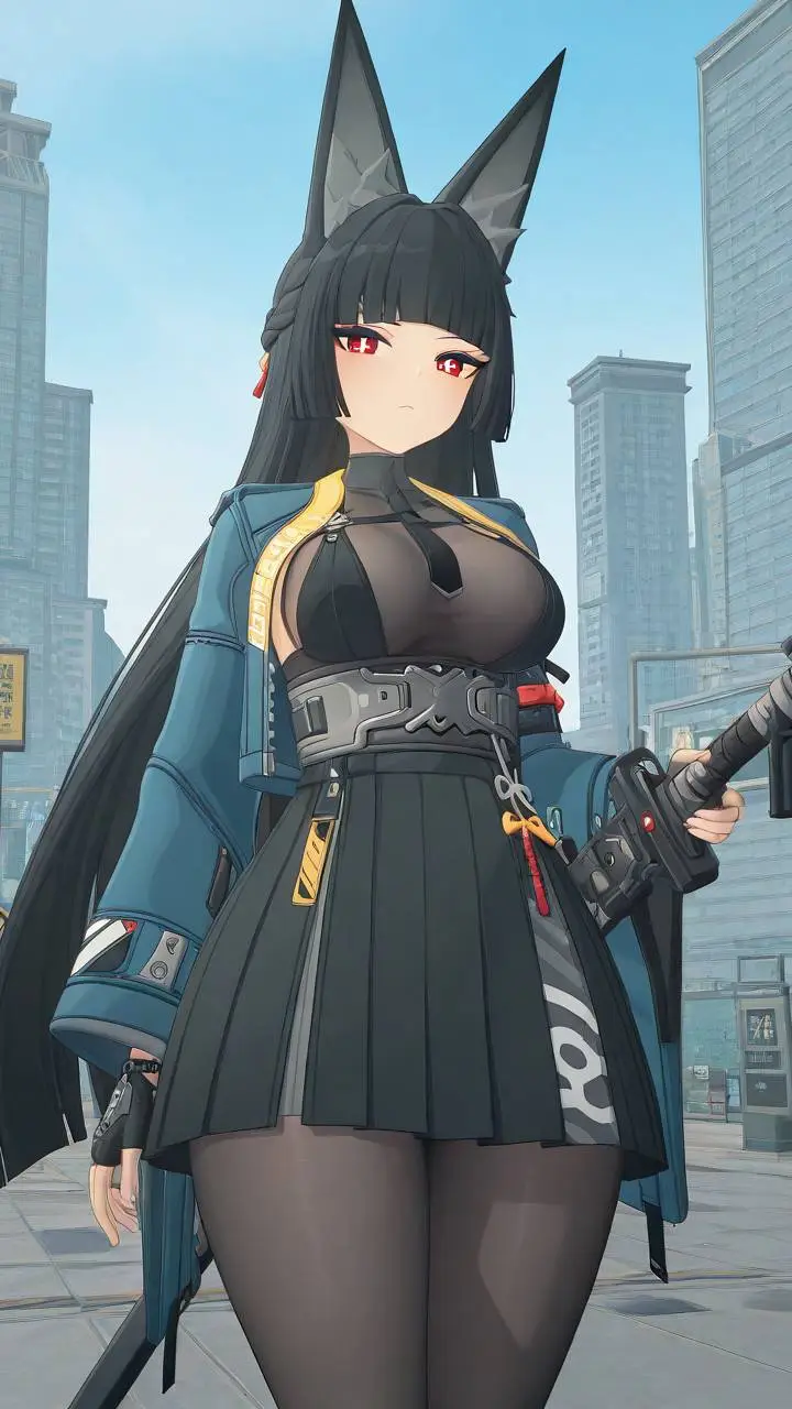 ai character: Hoshimi Miyabi  background