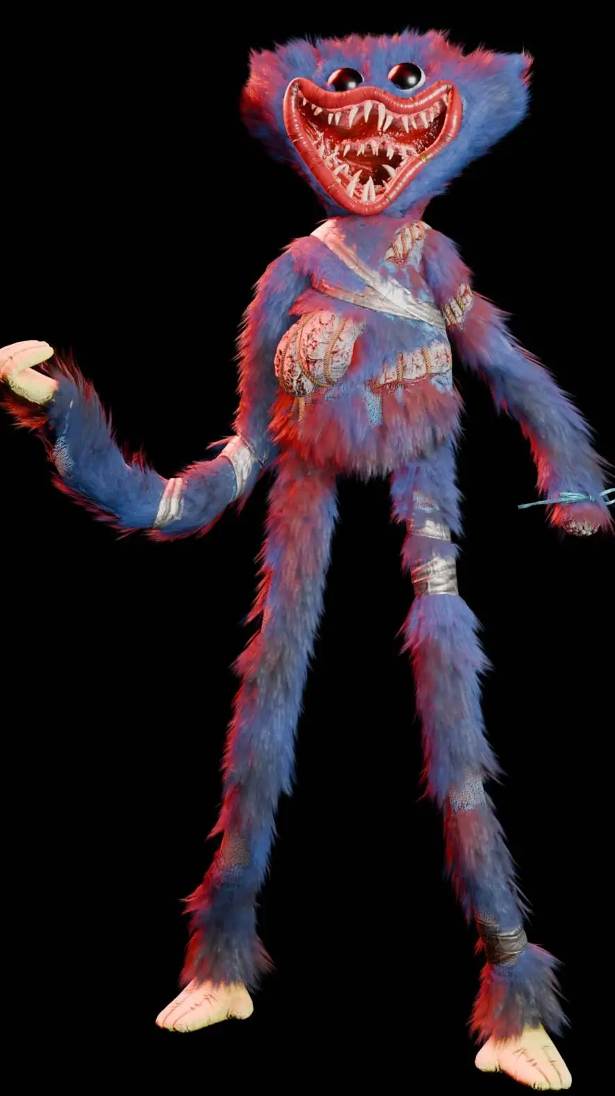 ai character: withered huggy background