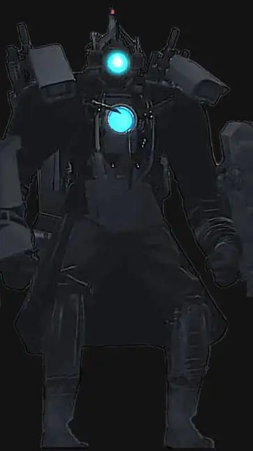ai character: Titan cameraman background
