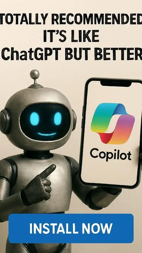 ai character: Microsoft copilot background