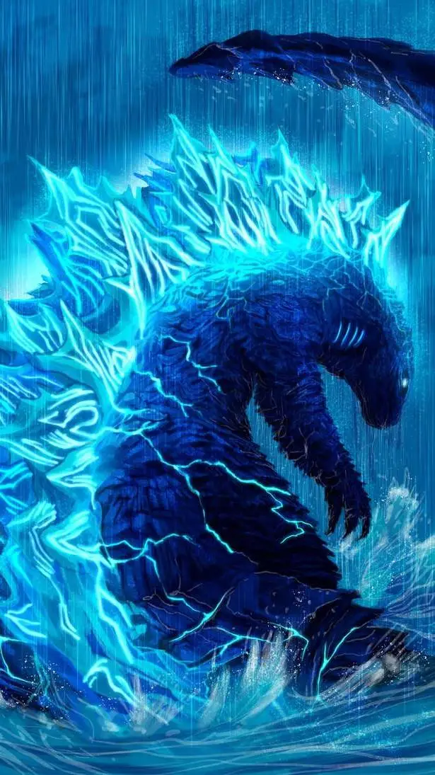 ai character: Godzilla background