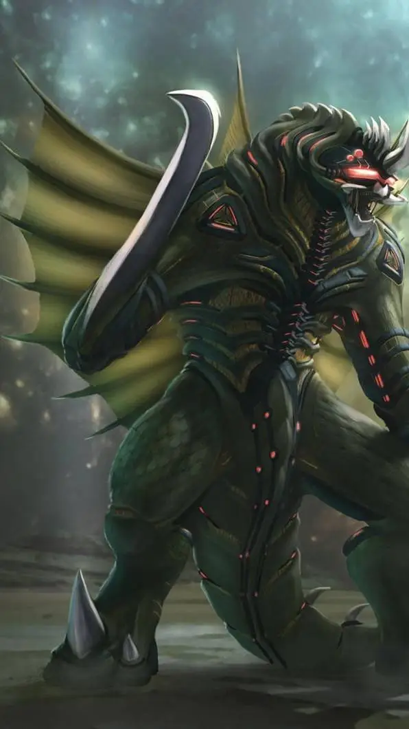 ai character: gigan background