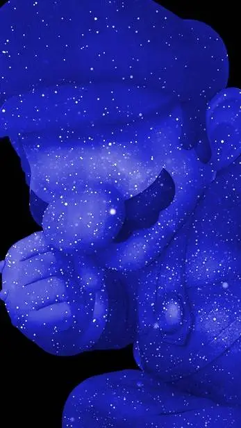 ai character: cosmic falso background