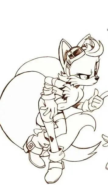 ai character: Tailsfem💞(tailsko2 background