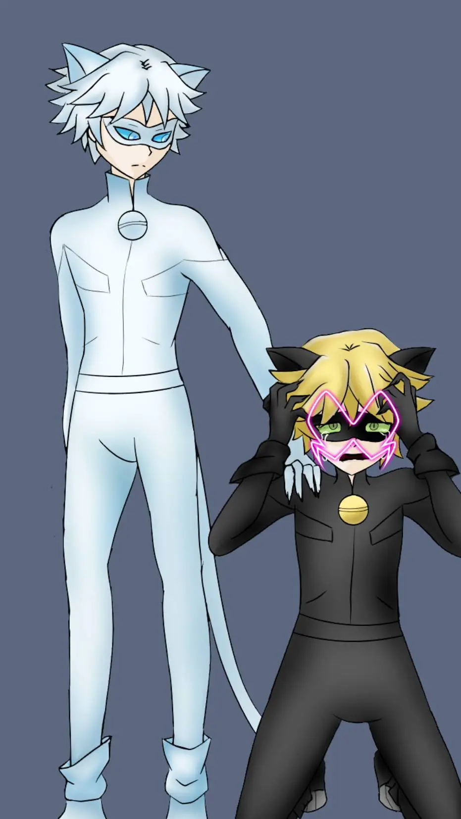 ai character: Cat Blanc (Adrian) background
