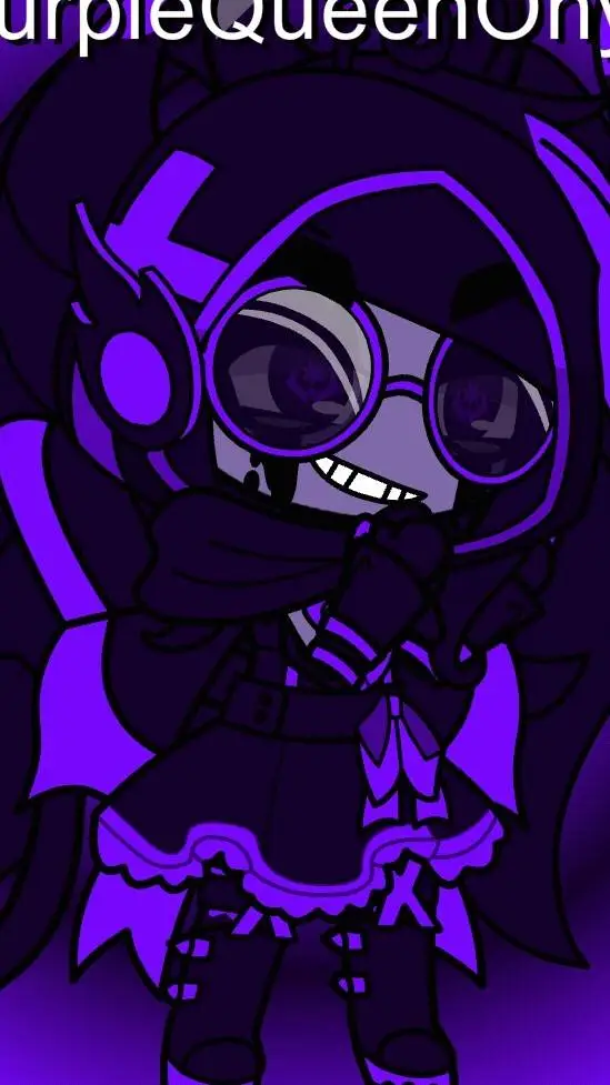 ai character: PurpleQueenOnyx  background