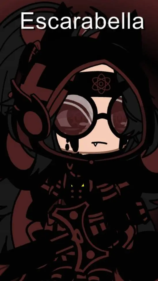 ai character: Escarabella  background
