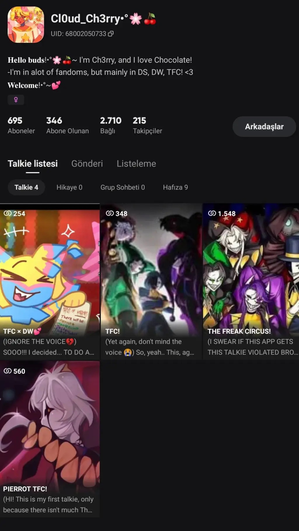 ai character: cl0ud_ch3rry•°🌸🍒 background