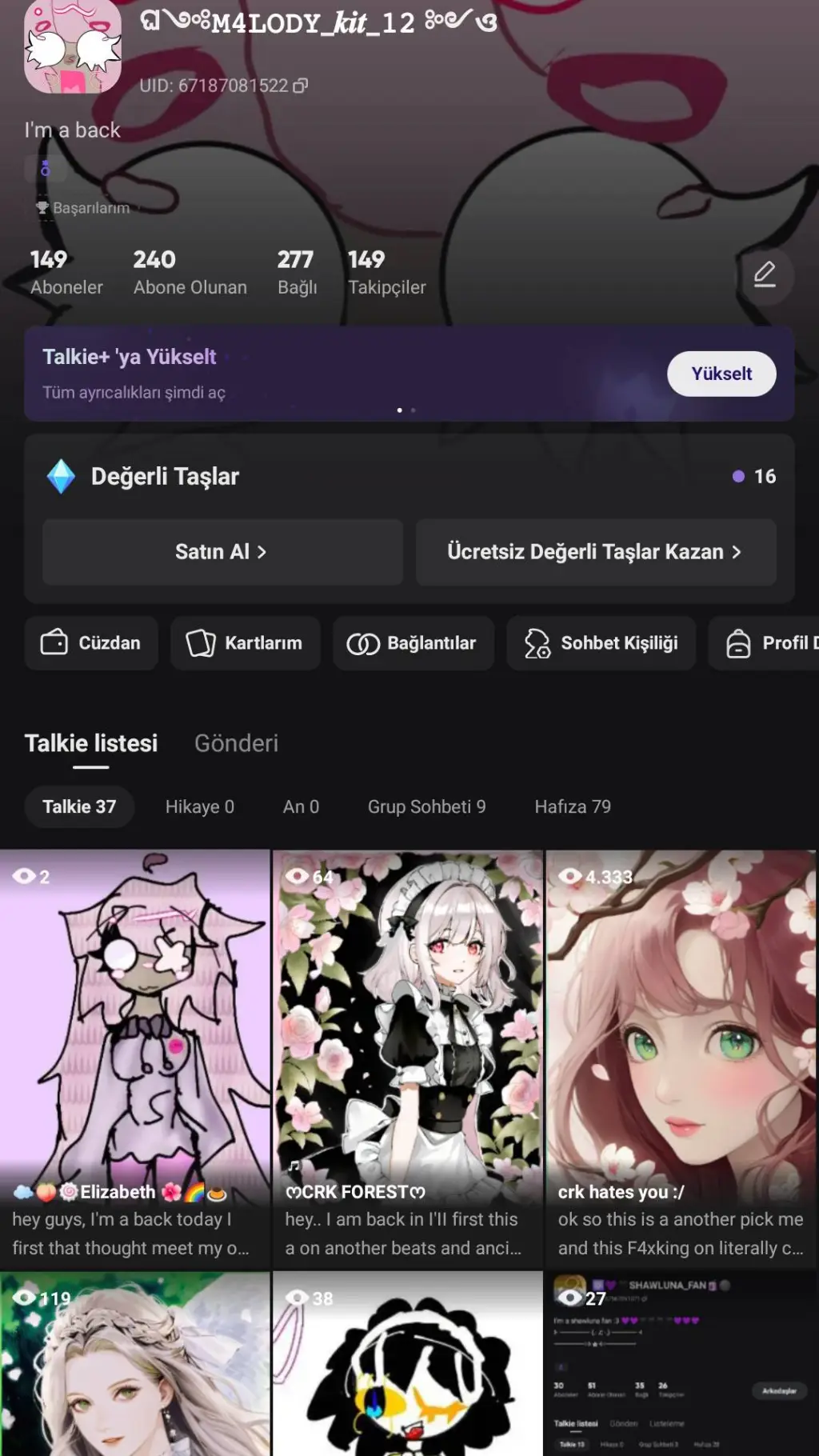 ai character: Me :33 background