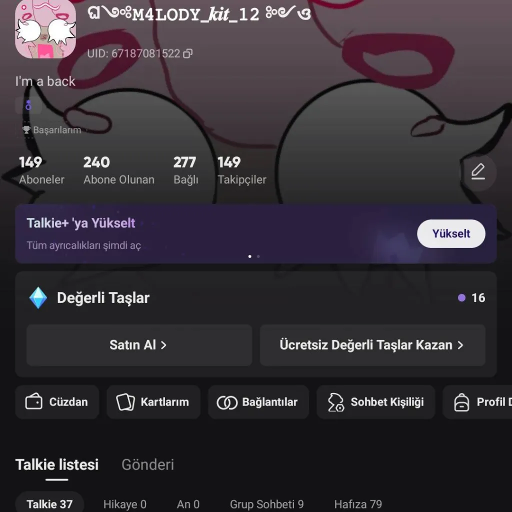 chat with ai character: Me :33