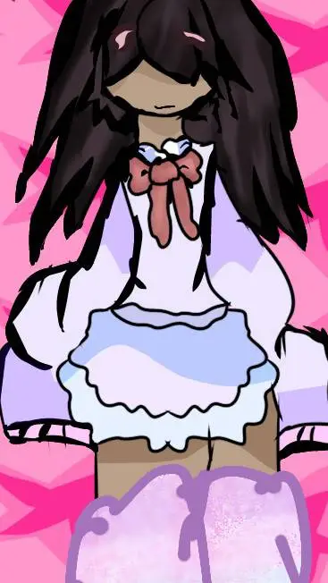 ai character: 💮🍮Slyophie 💛💗 background