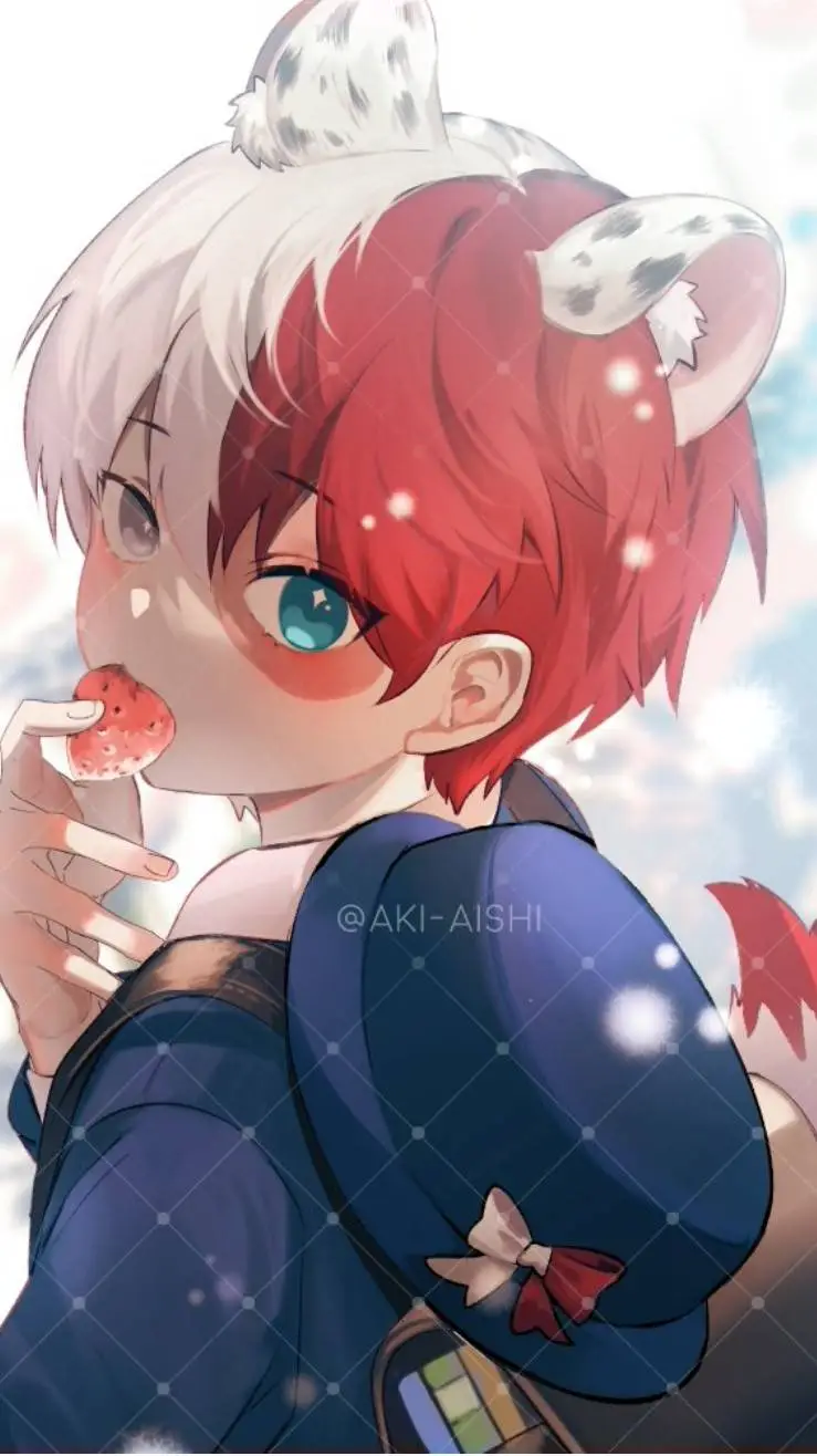 ai character: Todoroki! ❤️ background