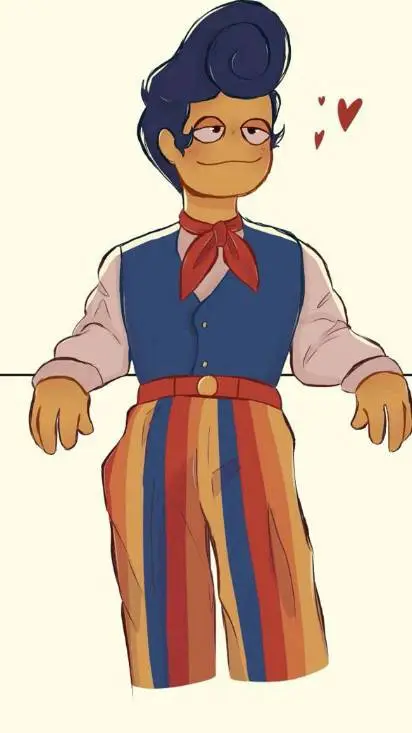 ai character: Waldo  background