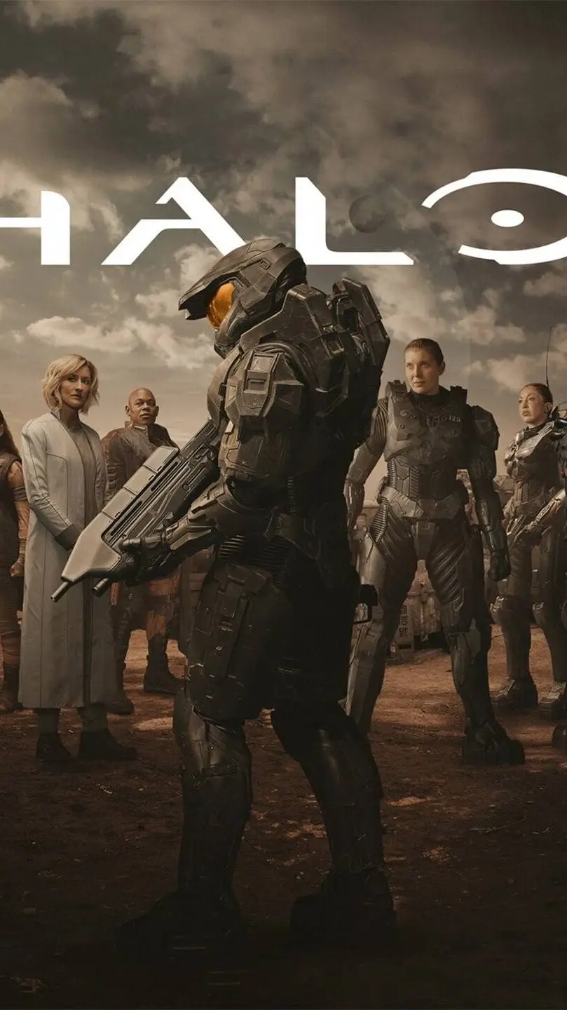 ai character: Halo Netflix  background