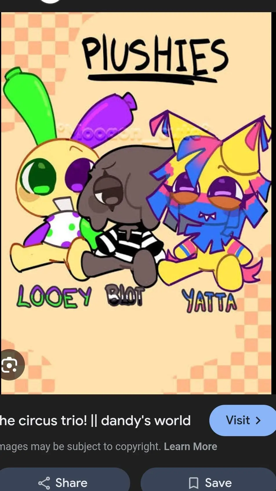 ai character: Circus trio background