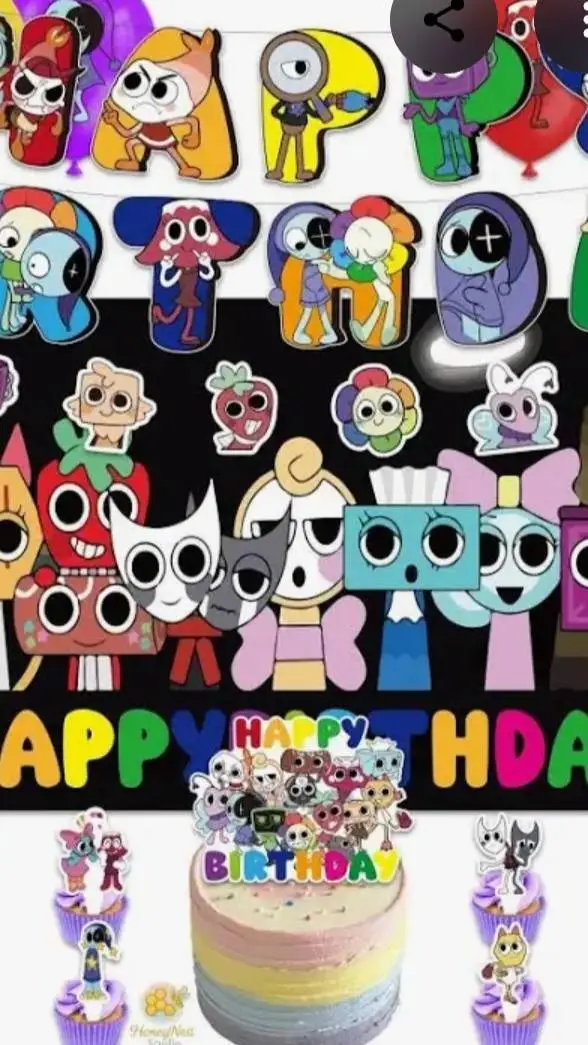 ai character: you're birthday!  background