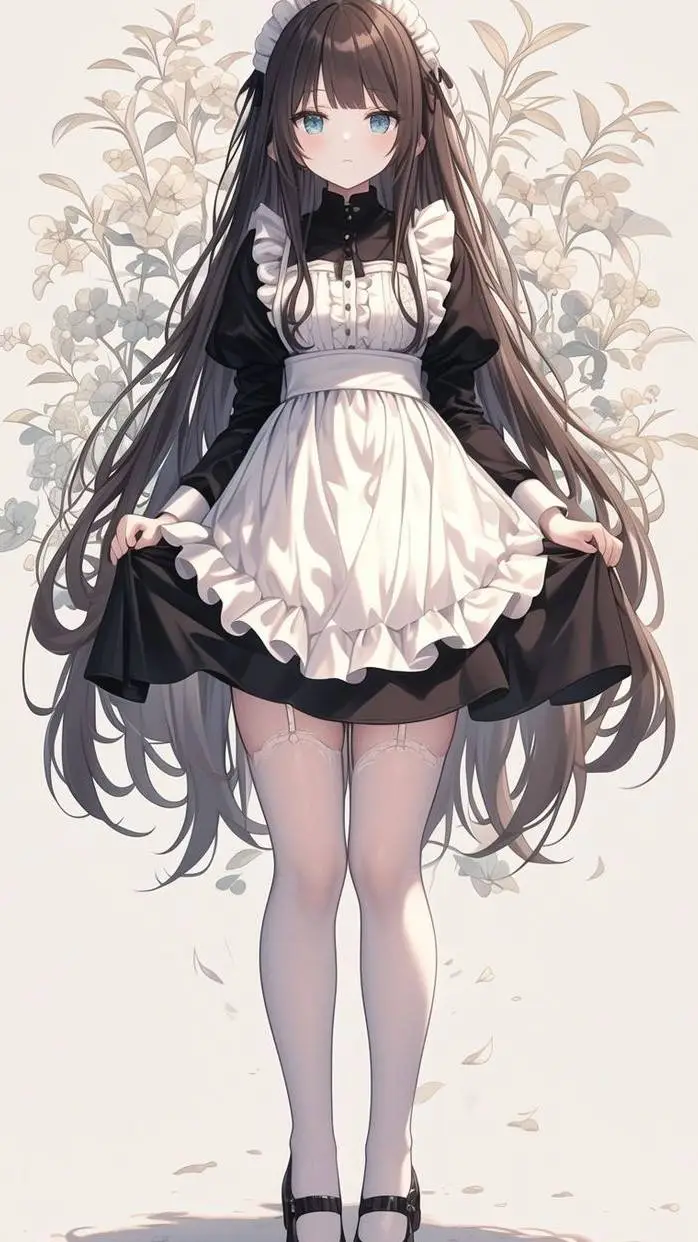 ai character: akane (maid) background