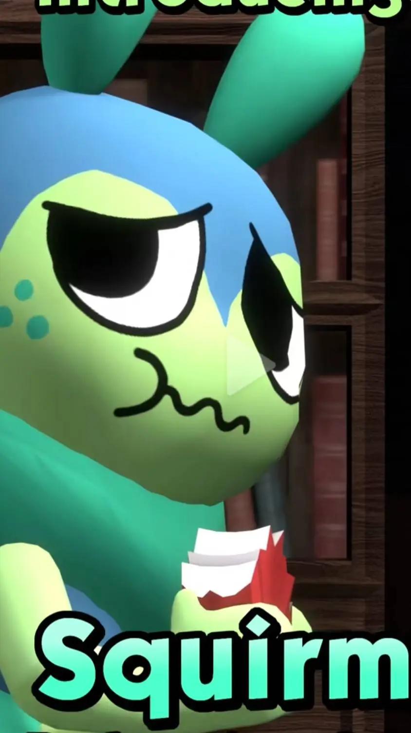 ai character: Squirm background