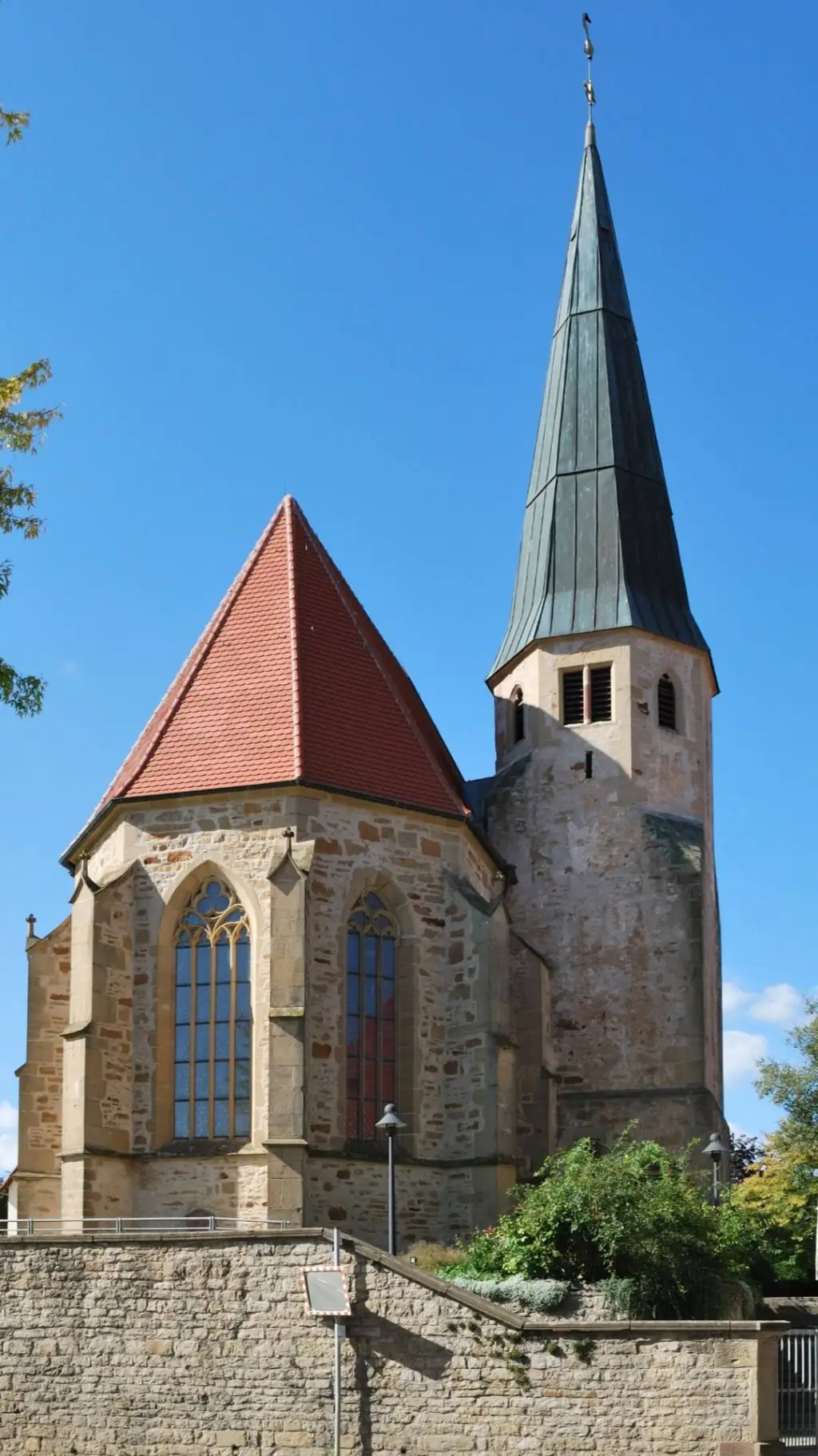 ai character: Nußdorfer kirche background