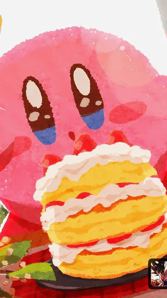 ai character: Kirby  background