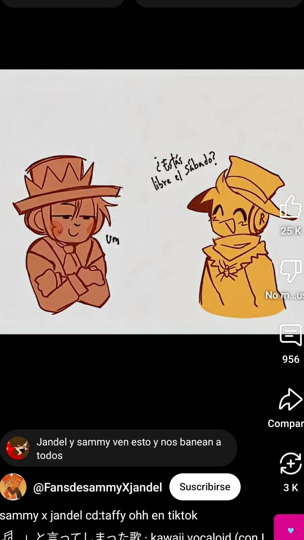ai character: Sammy x Jandel🏳️‍🌈 background
