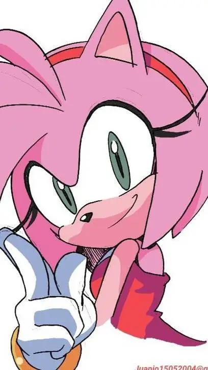 ai character: Amy Rose background