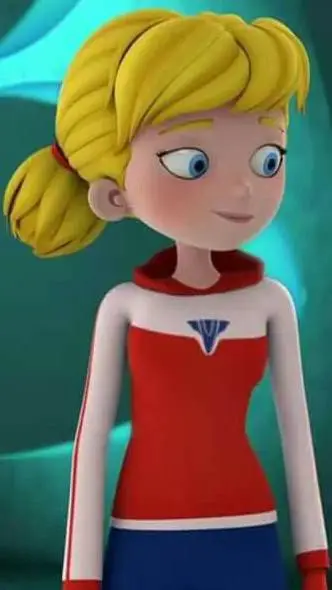 ai character: Penny Gadget Brown background